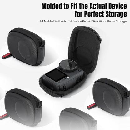 Bolsa de transporte y almacenamiento de poliuretano para cámara STARTRC para DJI Osmo Action 6 (negra) — imagen 5