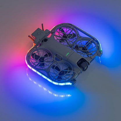 Tira de luces LED de colores STARTRC, luz de advertencia para vuelo nocturno para DJI Neo