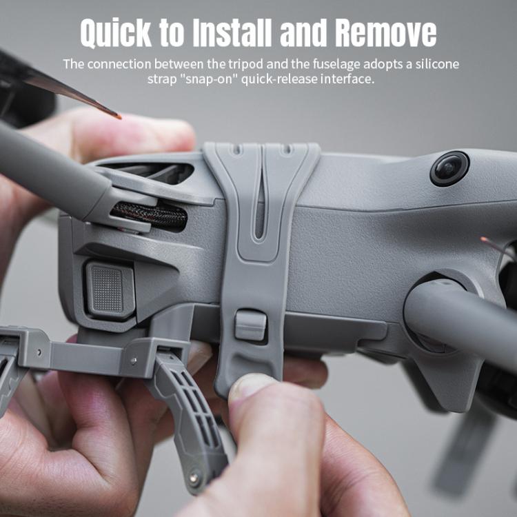 Soporte de entrenamiento de tren de aterrizaje elevado independiente tipo araña STARTRC para DJI Mini 5 Pro (Gris) — imagen…