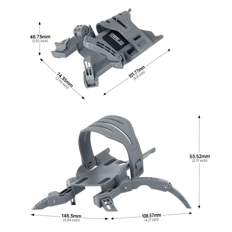 Soporte de entrenamiento de tren de aterrizaje elevado independiente tipo araña STARTRC para DJI Mini 5 Pro (Gris) — imagen 3