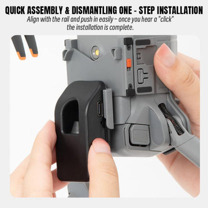 Sistema de lanzamiento aéreo de luces LED STARTRC para DJI Mini 5 Pro (Gris) — imagen 13