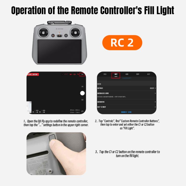 Sistema de lanzamiento aéreo de luces LED STARTRC para DJI Mini 5 Pro (Gris) — imagen 18