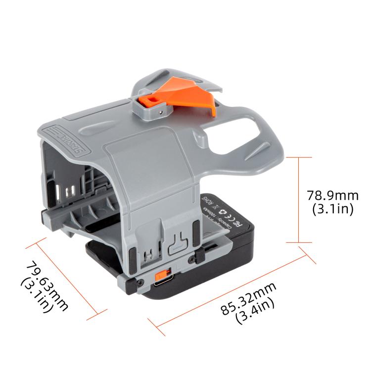 Sistema de lanzamiento aéreo de luces LED STARTRC para DJI Mini 5 Pro (Gris) — imagen 4