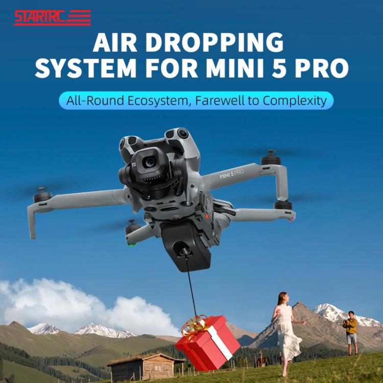 Sistema de lanzamiento aéreo de luces LED STARTRC para DJI Mini 5 Pro (Gris) — imagen 6