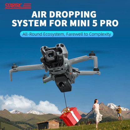 Sistema de lanzamiento aéreo de luces LED STARTRC para DJI Mini 5 Pro (Gris) — imagen 6