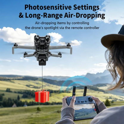 Sistema de lanzamiento aéreo de luces LED STARTRC para DJI Mini 5 Pro (Gris) — imagen 9