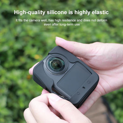 Funda protectora de silicona de cuerpo completo, antiarañazos y a prueba de golpes para DJI Osmo 360 (negra) — imagen 3