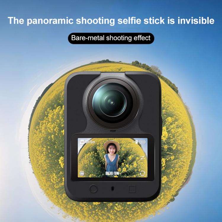 Funda protectora de silicona de cuerpo completo, antiarañazos y a prueba de golpes para DJI Osmo 360 (negra) — imagen 5