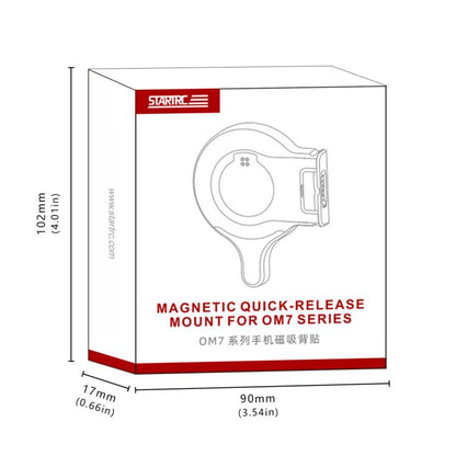 Soporte OM 7/7P STARTRC Magsafe Ring Adaptador para teléfono para DJI Osmo Mobile 7 (negro) — imagen 4