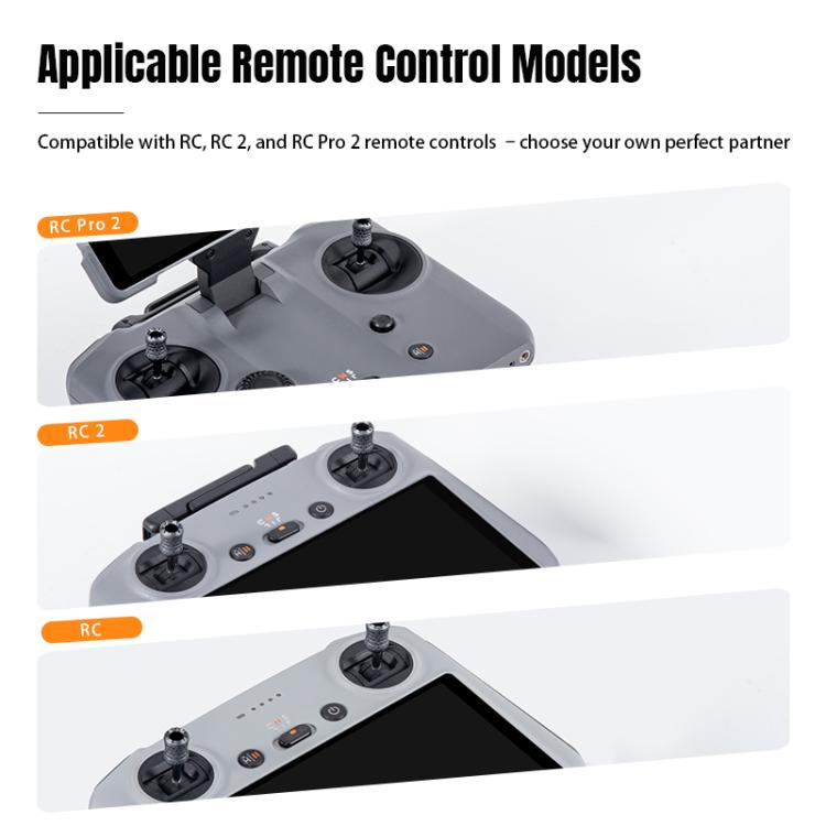 Joystick de metal plegable STARTRC (2 unidades, negro) — imagen 11