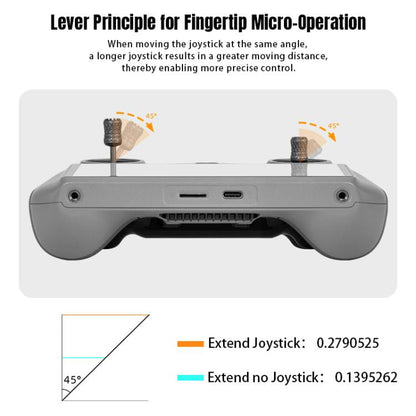 Joystick de metal plegable STARTRC (2 unidades, negro) — imagen 8