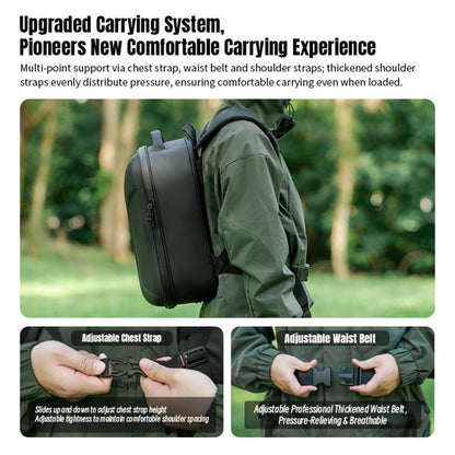 Mochila rígida impermeable STARTRC para DJI Mavic 4 Pro (negra) — imagen 12