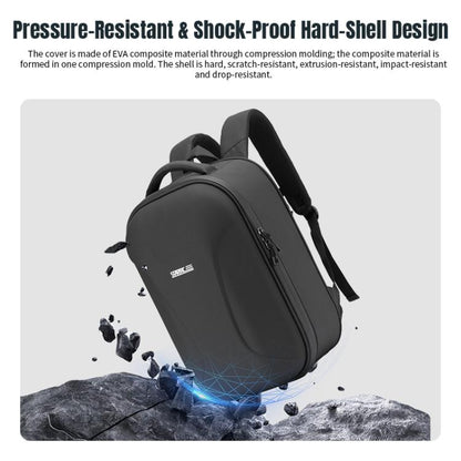 Mochila rígida impermeable STARTRC para DJI Mavic 4 Pro (negra) — imagen 14