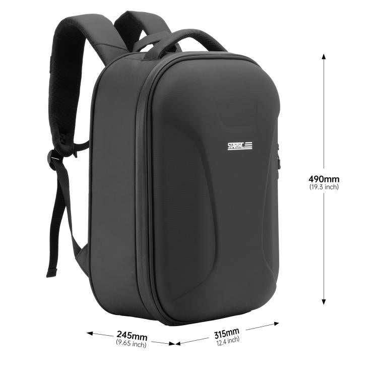 Mochila rígida impermeable STARTRC para DJI Mavic 4 Pro (negra) — imagen 3