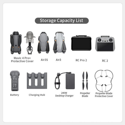 Mochila rígida impermeable STARTRC para DJI Mavic 4 Pro (negra) — imagen 8