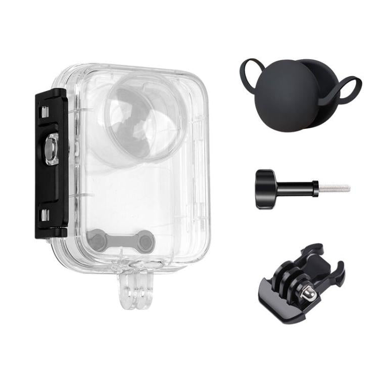 Carcasa impermeable, resistente al agua hasta 50 m de profundidad, con tapa de silicona para la lente para DJI Osmo 360 (tra…