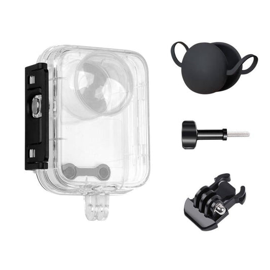 Carcasa impermeable, resistente al agua hasta 50 m de profundidad, con tapa de silicona para la lente para DJI Osmo 360 (tra…