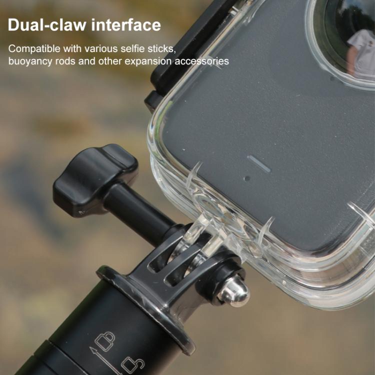 Carcasa impermeable, resistente al agua hasta 50 m de profundidad, con tapa de silicona para la lente para DJI Osmo 360 (tra…