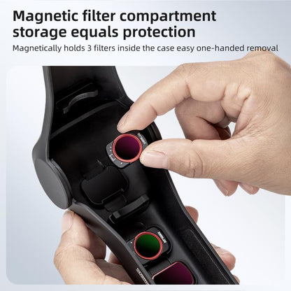 Funda protectora con tapa abatible para caja de almacenamiento STARTRC de para DJI Osmo Pocket 4 (negra) — imagen 8