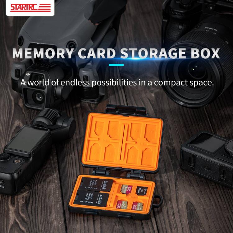 Estuche para tarjetas de memoria STARTRC V1 Flash Card Box SD/TF (negro) — imagen 5