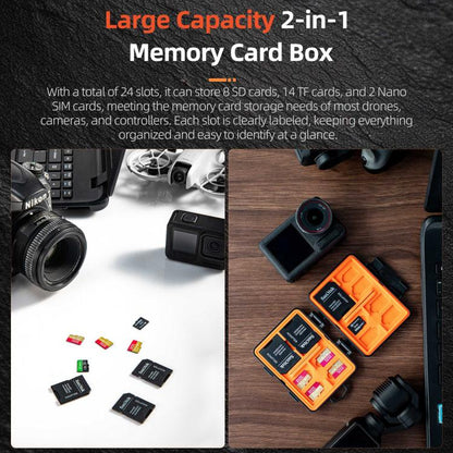 Estuche para tarjetas de memoria STARTRC V1 Flash Card Box SD/TF (negro) — imagen 6