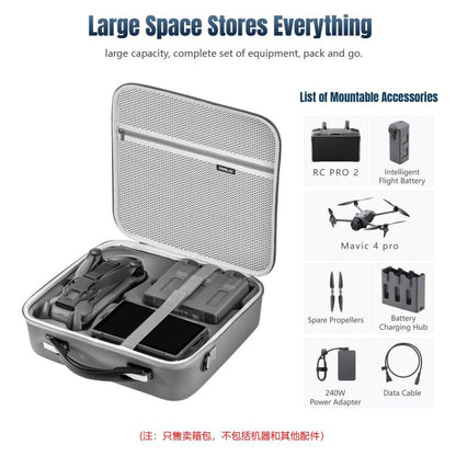 Bolso bandolera de PU STARTRC para DJI Mavic 4 Pro (gris) — imagen 6