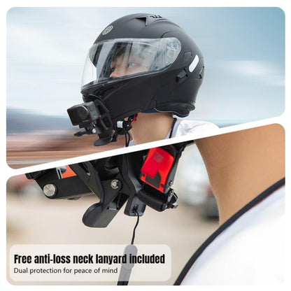 Clip de montaje para casco STARTRC para GoPro, Insta360, y otras cámaras de acción (negro) — imagen 12