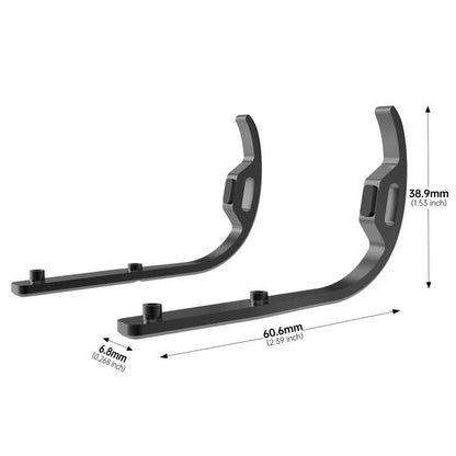 Lente de gimbal Protector de plástico anticolisión para 360 STARTRC para DJI Avata (negro) — imagen 3