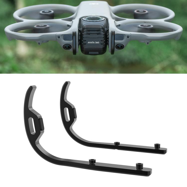Lente de gimbal Protector de plástico anticolisión para 360 STARTRC para DJI Avata (negro)