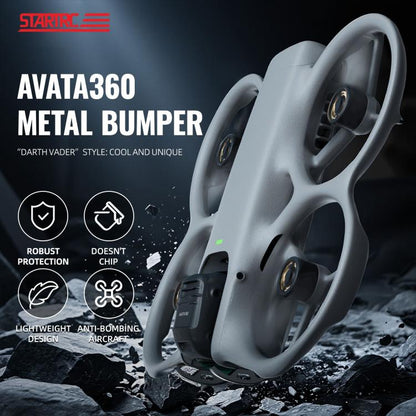 Lente de gimbal Protector de plástico anticolisión para 360 STARTRC para DJI Avata (negro) — imagen 6