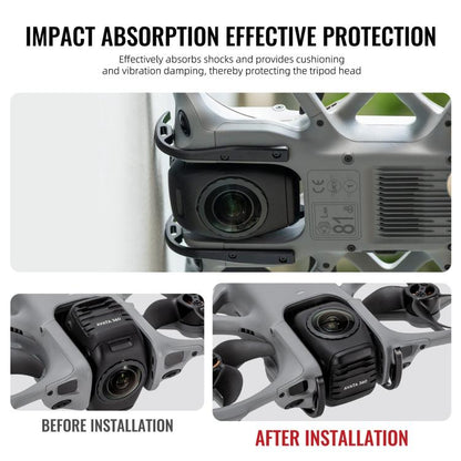 Lente de gimbal Protector de plástico anticolisión para 360 STARTRC para DJI Avata (negro) — imagen 7