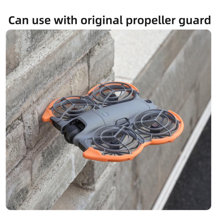 Hélice Protector de colorido Sunnylife, anillo de parachoques, cubierta anticolisión para DJI Neo (naranja) — imagen 5
