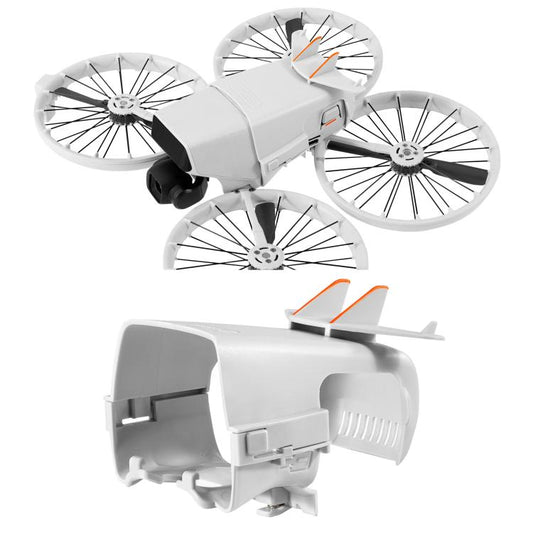 Cubierta de cola voladora de liberación rápida para batería STARTRC para DJI Flip (blanca)