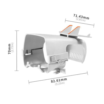 Cubierta de cola voladora de liberación rápida para batería STARTRC para DJI Flip (blanca) — imagen 3