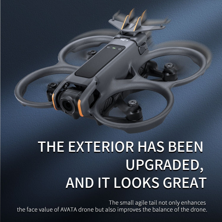 Cubierta de cola STARTRC voladora de liberación rápida de batería para DJI Avata 2 (negra) — imagen 5