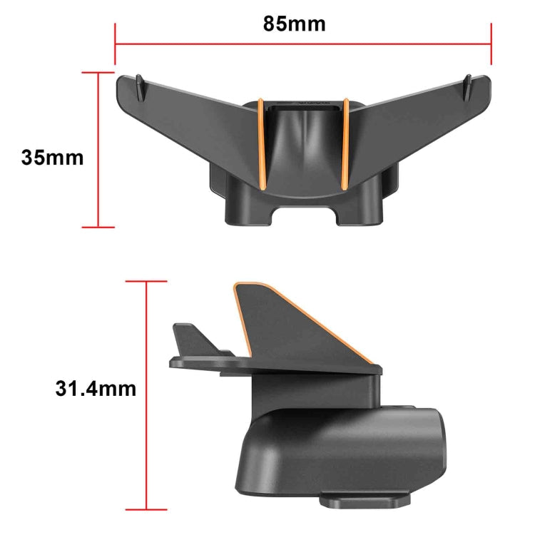 Cubierta de cola STARTRC voladora de liberación rápida de batería para DJI Avata 2 (negra) — imagen 7