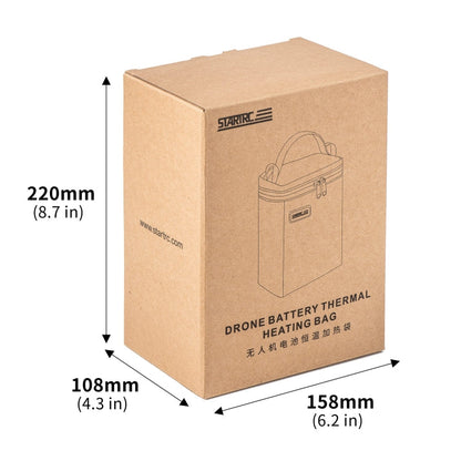 Bolsa de calentamiento de temperatura constante para batería de dron STARTRC V2 (negra) — imagen 9