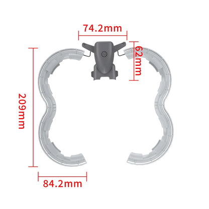 Anillo anticolisión protector de hélice LED para dron STARTRC para DJI Avata 2 (transparente) — imagen 7