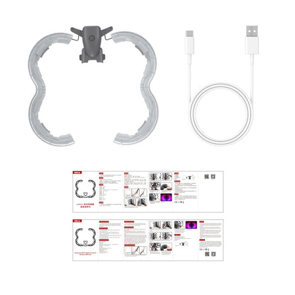 Anillo anticolisión protector de hélice LED para dron STARTRC para DJI Avata 2 (transparente) — imagen 8