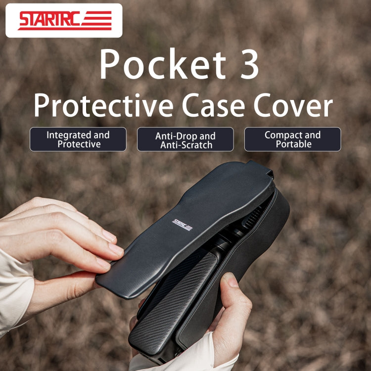 Estuche protector para caja de almacenamiento STARTRC con cordón para DJI Osmo Pocket 3 (negro) — imagen 2