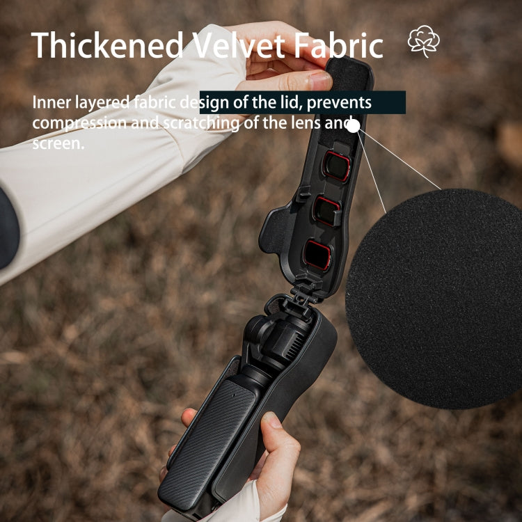 Estuche protector para caja de almacenamiento STARTRC con cordón para DJI Osmo Pocket 3 (negro) — imagen 4
