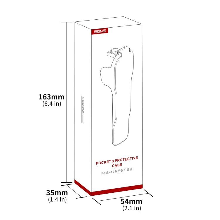 Estuche protector para caja de almacenamiento STARTRC con cordón para DJI Osmo Pocket 3 (negro) — imagen 7