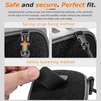 Mochila pequeña para colgar en la espalda STARTRC para DJI Avata (gris) — imagen 4