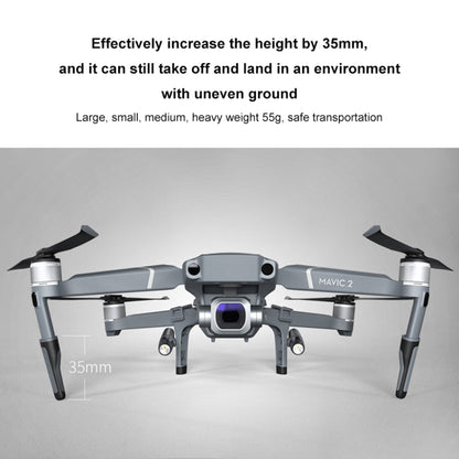 Soporte PGYTECH P-HA-030 LED Luz de vuelo nocturno Absorción de golpes Aterrizaje alto para DJI Mavic 2 — imagen 3