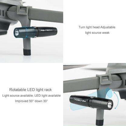 Soporte PGYTECH P-HA-030 LED Luz de vuelo nocturno Absorción de golpes Aterrizaje alto para DJI Mavic 2 — imagen 6