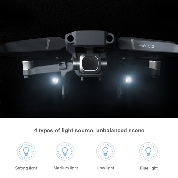 Soporte PGYTECH P-HA-030 LED Luz de vuelo nocturno Absorción de golpes Aterrizaje alto para DJI Mavic 2 — imagen 8