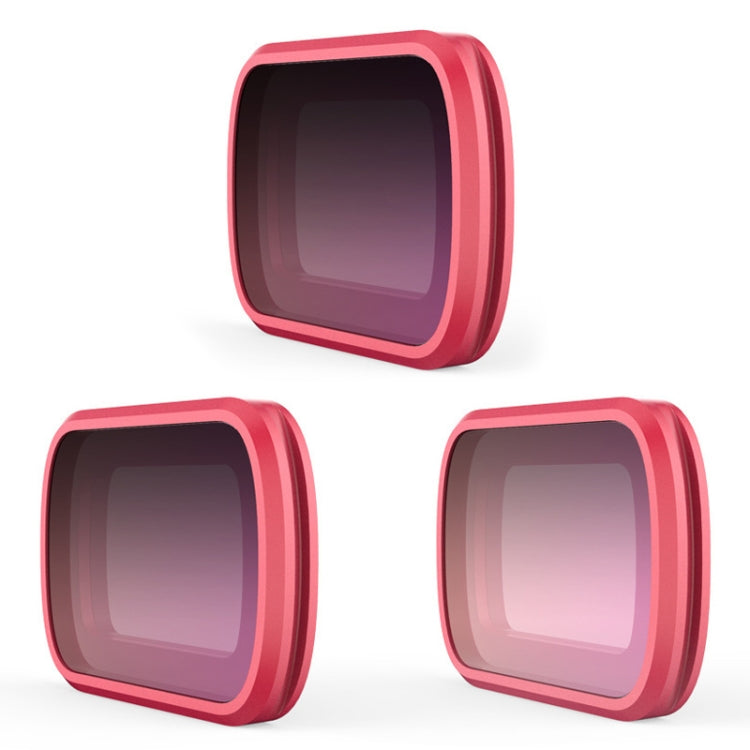 Filtro de lente de color 3 uds PGYTECH P-18C-015 Traje de atenuación degradado de buceo profesional para DJI Osmo Pocket — i…