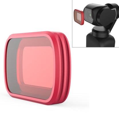 Filtro de esnórquel PGYTECH P-18C-016 rojo claro Filtro de lente de color de buceo profesional para DJI Osmo Pocket