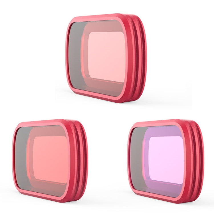 Filtro de lente de buceo Traje de profesional PGYTECH P-18C-017 de 3 piezas para DJI Osmo Pocket — imagen 2