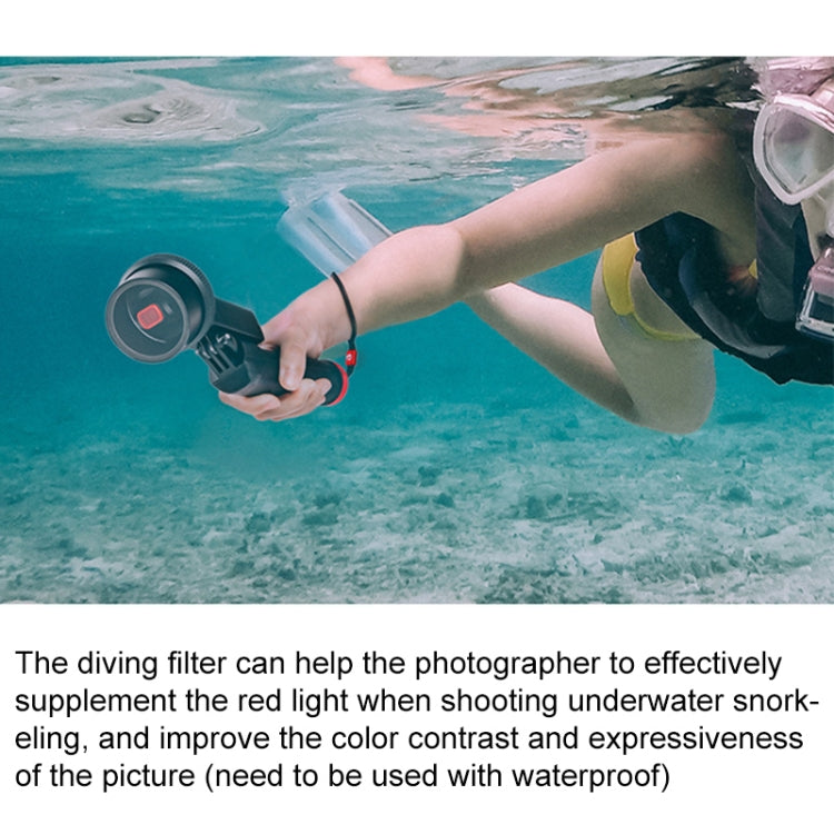 Filtro de lente de buceo Traje de profesional PGYTECH P-18C-017 de 3 piezas para DJI Osmo Pocket — imagen 7